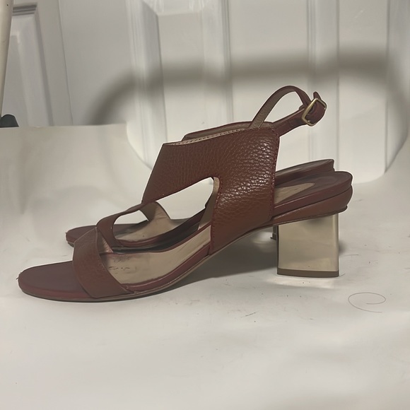 Nicholas Kirkwood Leda Leather Block Heel Sandals - Picture 4 of 9